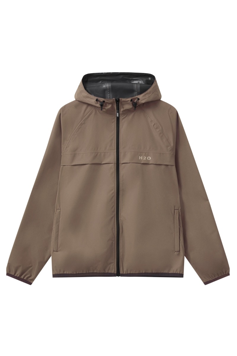H2O – Regnjakke – Rømø LW Rain Jacket – packable – Dusty Oak