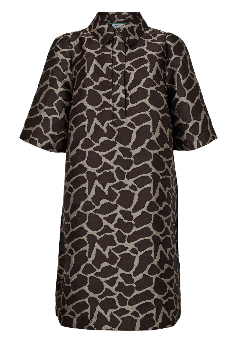 Nümph - Kjole - Ming Dress - Black Coffee (Levering slut september)