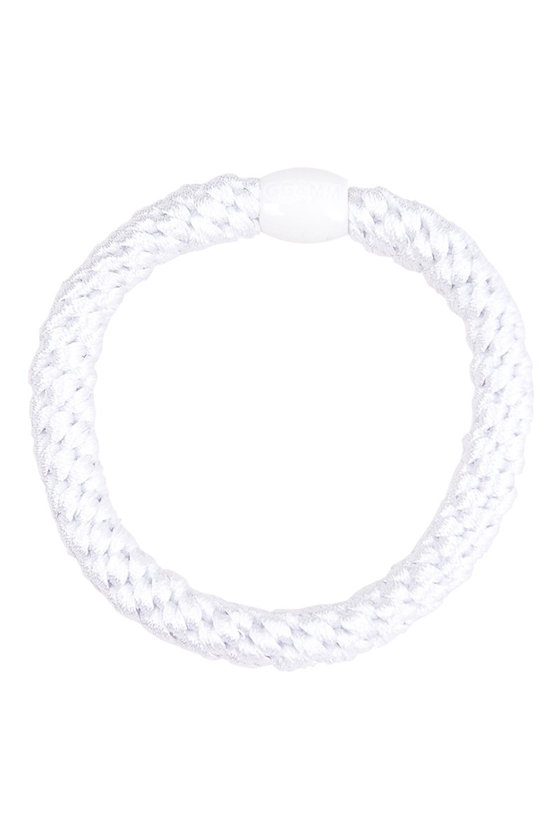 Billede af By Stær - Hårelastik - Braided Hairties - White