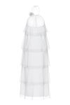 Pieces - Kjole - Clara Sl Long Layred Dress - Bright White