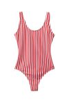 H2O - Badedragt - Stripe Swim Suit - Red