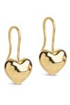 Enamel - Øreringe - Earrings, Poma Drop Heart - Gold