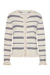 Continue - Cardigan - Sisse cardigan - Navy Blue Stripe