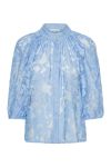 Continue - Skjorte - Sia Big Lace - Sky Blue