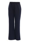 Continue - Bukser - Roberta Pinstripe - Navy Blue Stripe