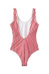 H2O - Badedragt - Stripe Swim Suit - Red
