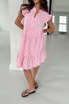 Continue - Kjole - Bea Pink Stripe - Small Pink Stripe