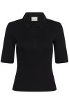 Gestuz - Top - GZdrew polo top - Black