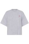 Gestuz - T-shirt - Gilsa Sweat Tee - Ultra Light Grey Mélange
