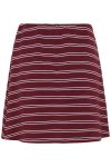 Gestuz - Nederdel - GZpilova Skirt - Cabernet Striped (Levering slut april)