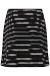 Gestuz - Nederdel - GZpilova skirt - Black White striped