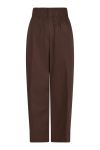 Neo Noir - Bukser - Yana Poplin Pants - Dark brown