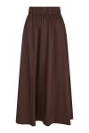 Neo Noir - Nederdel - Yara Poplin Skirt - Dark brown