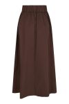 Neo Noir - Nederdel - Yara Poplin Skirt - Dark brown