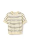 Noella - T-shirt - N-Muna Knit Dannia - Butter Stripe