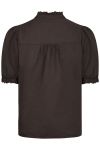 Neo Noir - Bluse - Odesa Linen Blouse - Dark brown