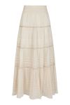 Neo Noir - Nederdel - Felicia S Voile Skirt - Ivory
