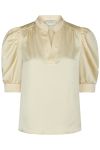 Neo Noir - Bluse - Roella Heavy Sateen Blouse - Light Yellow