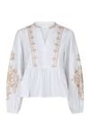 Neo Noir - Bluse - Ginia Emb Blouse - Off White