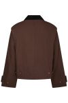 Neo Noir - Jakke - Rivera Canvas Boxy Jacket - Brown