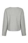 Neo Noir - Cardigan - Vilja Knit Cardigan - Light Grey Melange