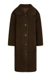 Neo Noir - Jakke - Carmen Teddy Coat - Dark Brown