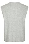 Neo Noir - Vest - Everest Knit Vest - Light Grey Melange