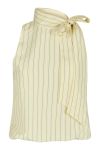 Neo Noir - Top - Veda Stripe Top - Light Yellow