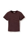 Noella - T-shirt - N-Mykel Top - Dizzy Burgundy Stripe