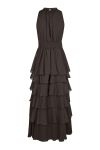 Neo Noir - Kjole - Marli Solid Chiffon Dress - Dusty Brown (Levering slut marts)
