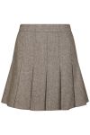 Neo Noir - Nederdel - Laurina Herringbone Skirt - Dusty Brown