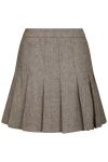 Neo Noir - Nederdel - Laurina Herringbone Skirt - Dusty Brown