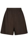 Neo Noir - Shorts - Shala Linen Shorts - Dark brown