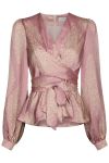 Neo Noir - Bluse - Rista Paisley Drop Blouse - Evening Rose