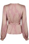 Neo Noir - Bluse - Rista Paisley Drop Blouse - Evening Rose