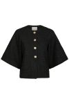 Neo Noir - Jakke - Rosella Boucle Mini Jacket - Black