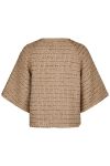 Neo Noir - Jakke - Rosella Boucle Mini Jacket - Taupe