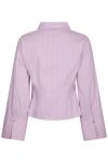 Neo Noir - Skjorte - Rosa Shadow Stripe Shirt - Light pink