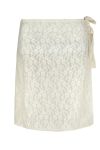 Neo Noir - Nederdel - Diffana Wrap Skirt - Creme