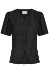 Neo Noir - Bluse - Jules B Pinstripe Blouse - Antracit
