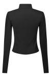 Neo Noir - Bluse - Nolana Zip Blouse - Black