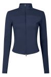 Neo Noir - Bluse - Nolana Zip Blouse - Navy