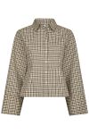 Neo Noir - Skjorte - Rosa Checked Shirt - Beige