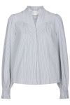 Neo Noir - Bluse - Astrida Stripe Stone Blouse - White