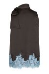 Neo Noir - Top - Lorenz Lace Top - Dark brown