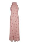 Neo Noir - Kjole - Fiona Blurred Flower Halter Neck - Dress Light pink