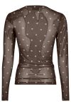 Neo Noir - Bluse - Ella Dot Blouse - Brown