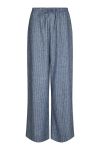 Neo Noir - Bukser - Heifa Emb Stripe Pants - Blue