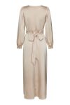 Neo Noir - Kjole - Bretti Heavy Sateen Dress - Champagne (Levering slut marts)