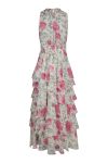 Neo Noir - Kjole - Marli Big Flower Dress - Creme